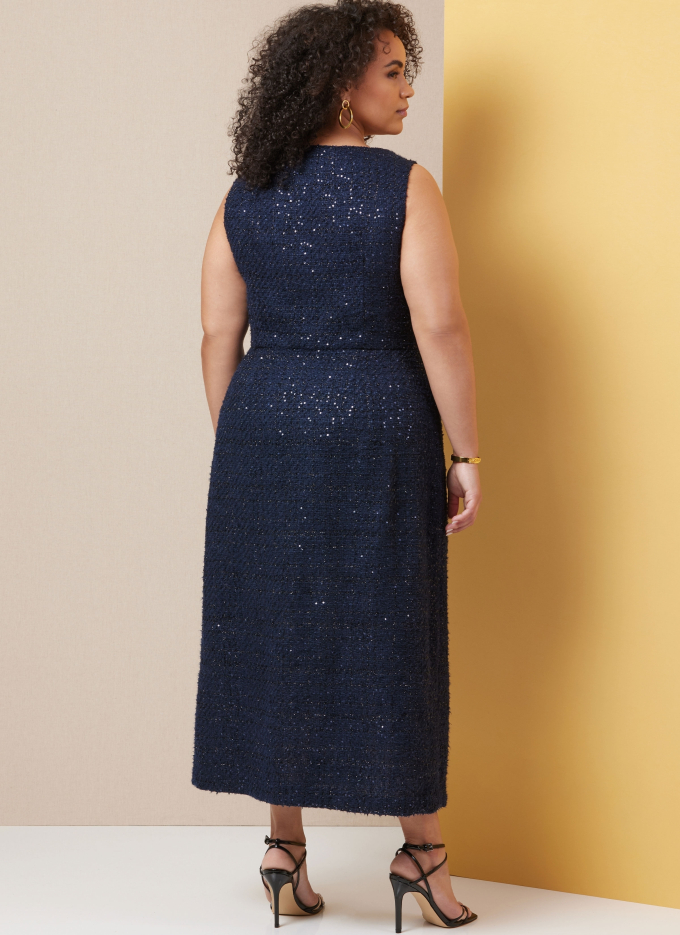 Patron Butterick 7022 robe femme, version papier, taille 46-54, en français