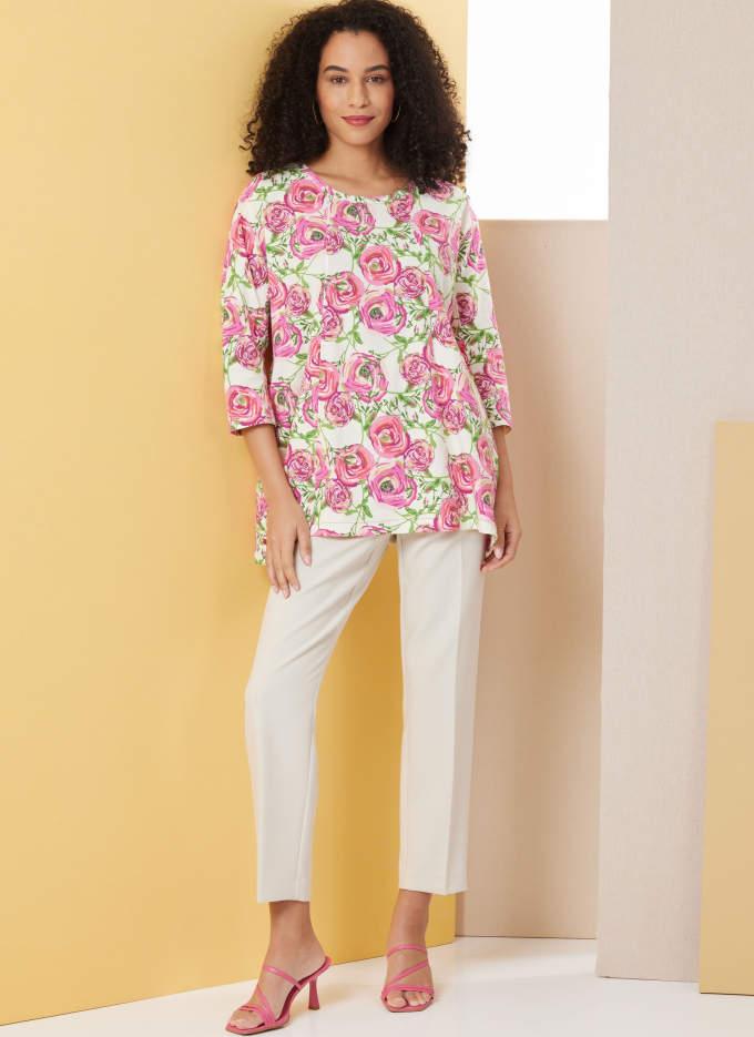 Naaipatroon Butterick 7023 Designer shirt, maat XS-XXL, Dui/En/Fr