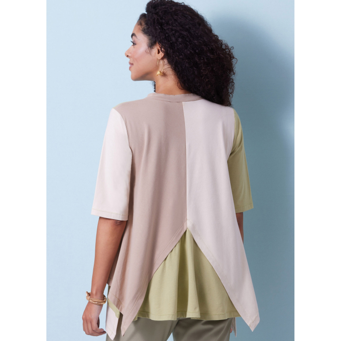 Naaipatroon Butterick 6981 blouse, maat XS-XXL, Dui/En/Fr