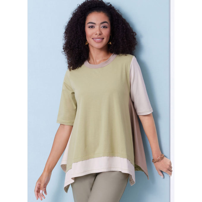 Naaipatroon Butterick 6981 blouse, maat XS-XXL, Dui/En/Fr