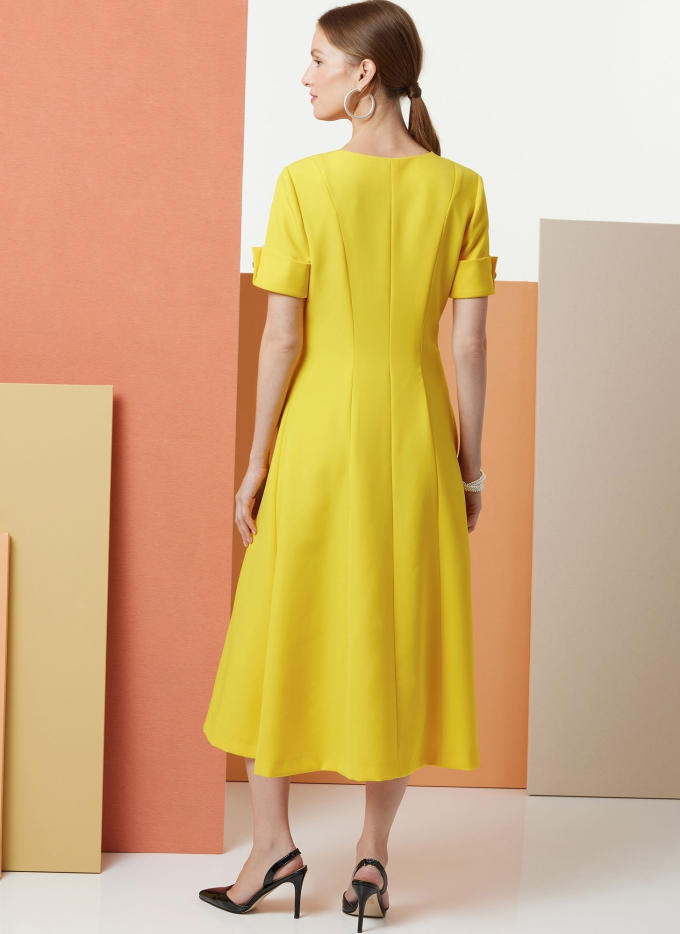 Patron Butterick 7005 robe femme, version papier, taille 40-48, en français