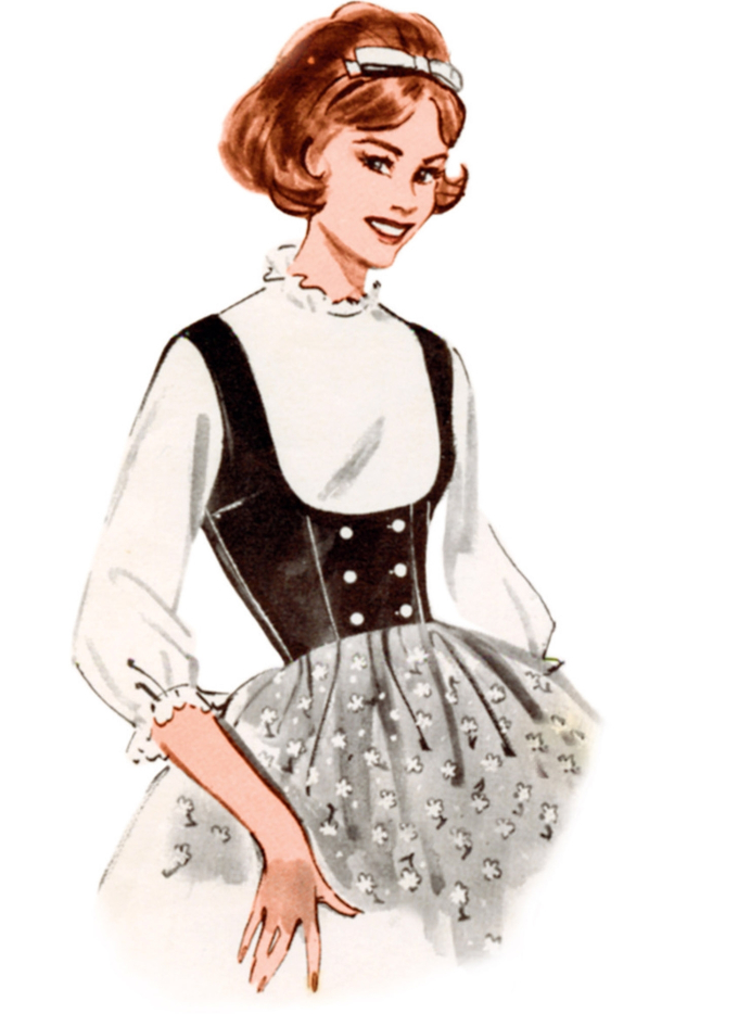 Patron Butterick Retro 7018 veste, taille 32-40, en français