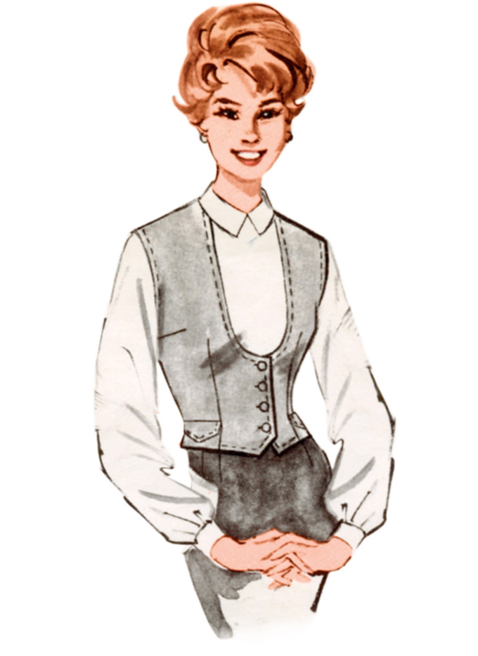 Patron Butterick Retro 7018 veste, taille 40-48, en français