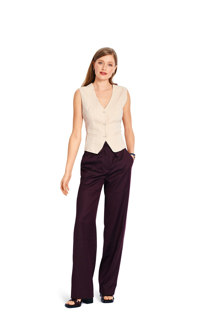 Naaipatroon broek Burda 5740, Nl/Dui/En/Fr