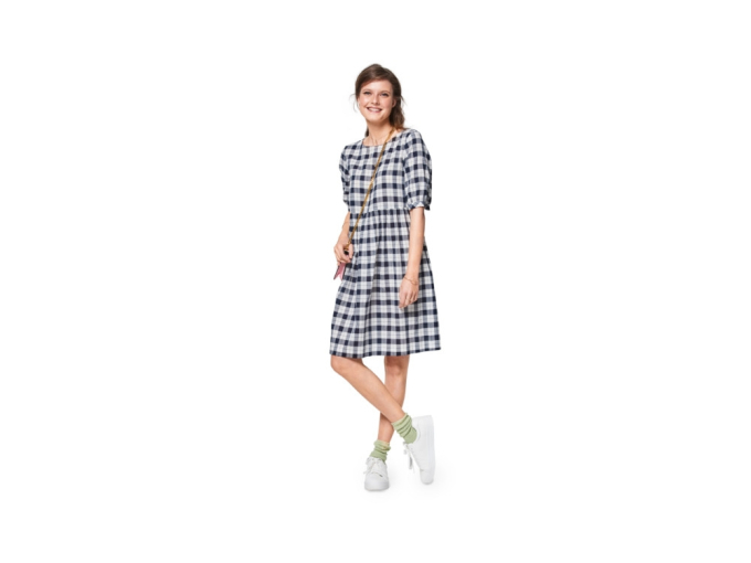 Patron Burda 6401 Robe empire, en français