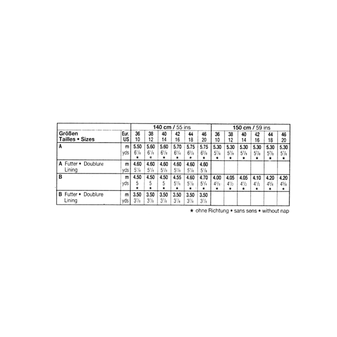 Schnittmuster Fee, Burda 2484
