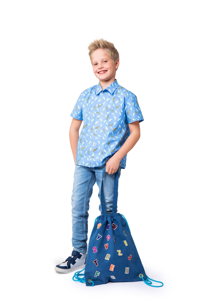 Patron Burda 9209 chemise enfant, version papier, en français