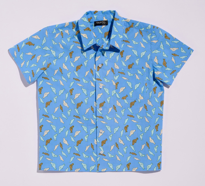 Patron Burda 9209 chemise enfant, version papier, en français
