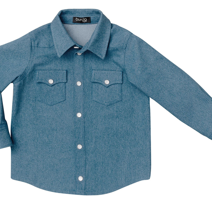 Schnittmuster Hemd und Weste, Burda Kids 9248