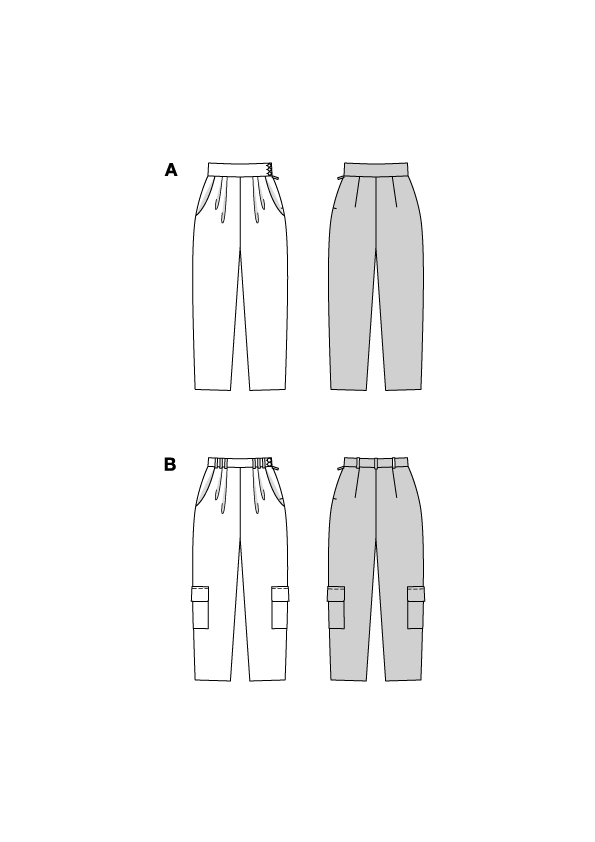 Naaipatroon Broek, Burda 5699, Nl/Dui/En/Fr