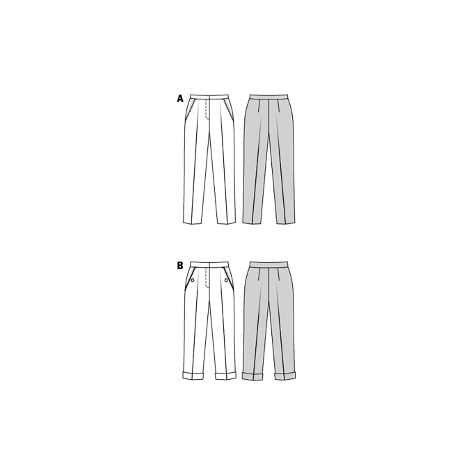Naaipatroon broek, Burda 6101