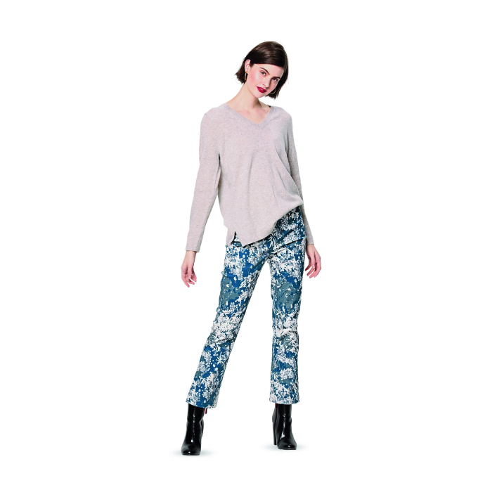 Naaipatroon broek, Burda 6152, Dui/En/Fr