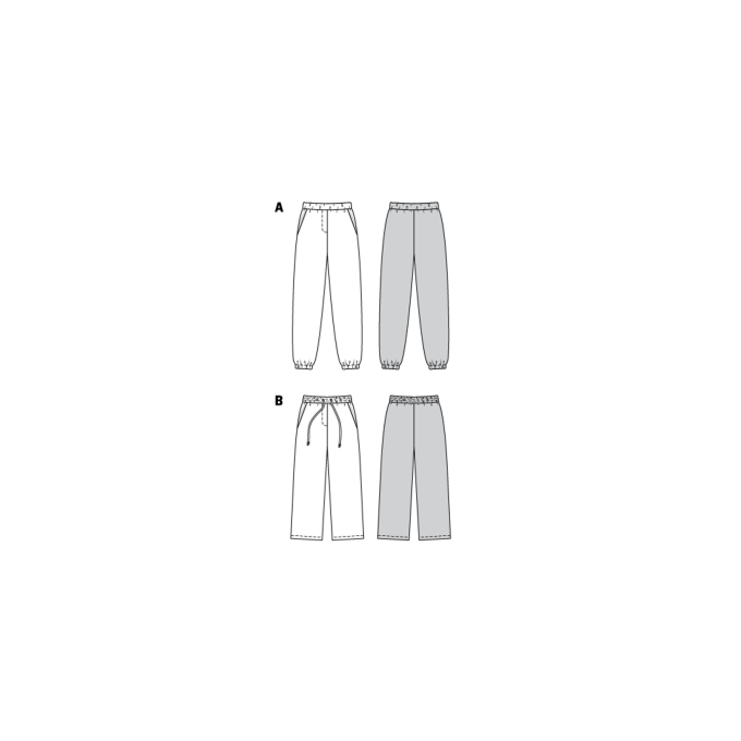 Naaipatroon pants, Burda 6333, Dui/En/Fr
