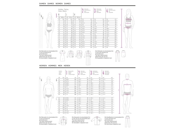 Naaipatroon pantalon, Burda 6470, Dui/En/Fr