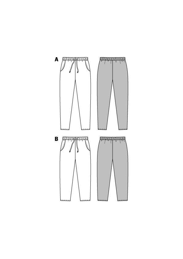 Patron Burda 6678 Pantalon, en français