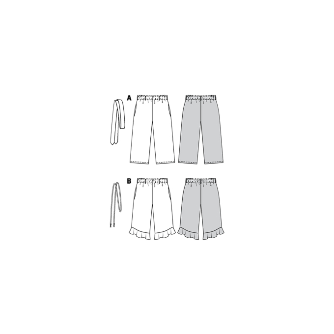Naaipatroon broek, Burda Kids 9302, Dui/En/Fr