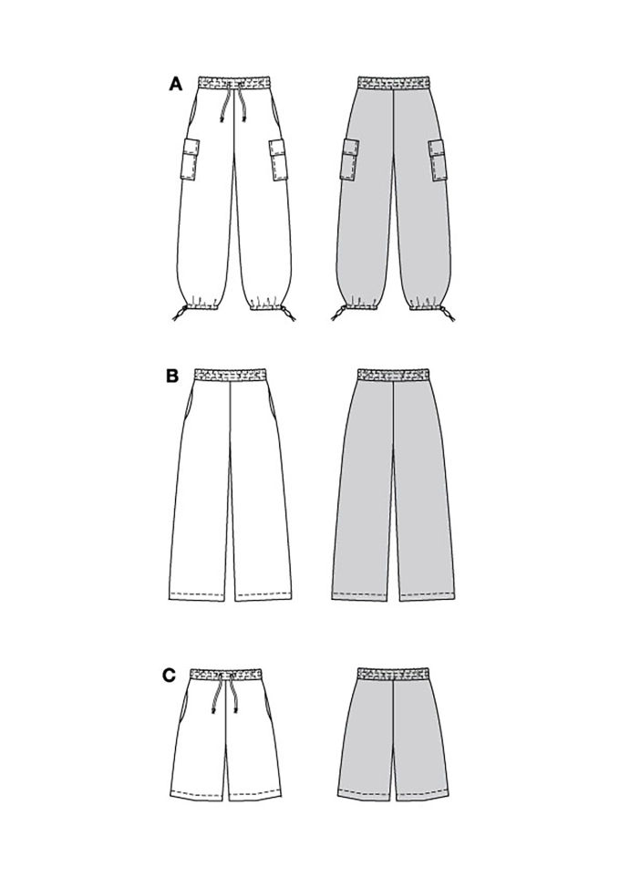 Naaipatroon Broek Dames, Burda 5761, Nl/Dui/En/Fr