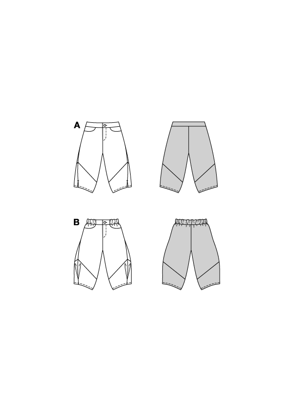 Schnittmuster Hose Kids, Burda 9199