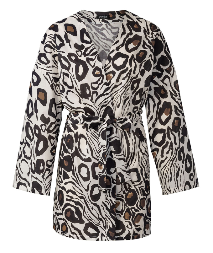 Patron Burda 5787 veste / manteau femme, version papier, en français