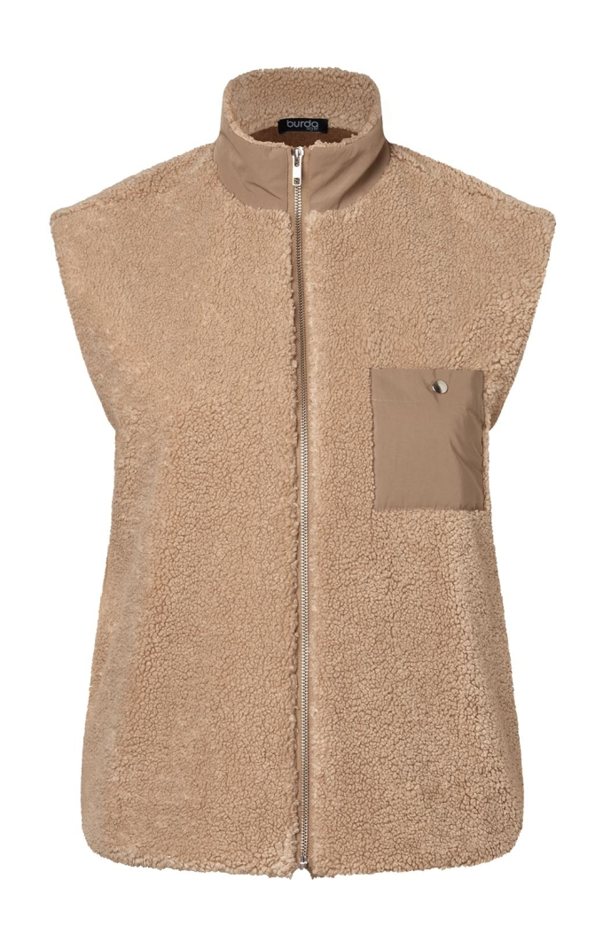 Naaipatroon Burda 5681 Jas en Vest, Nl/Dui/En/Fr