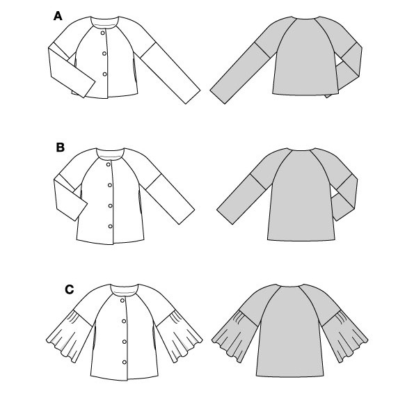 Patron Burda 5830 veste femme, version papier, en français