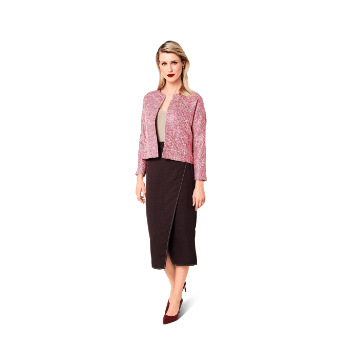 Patron Burda 6123 Veste, en français