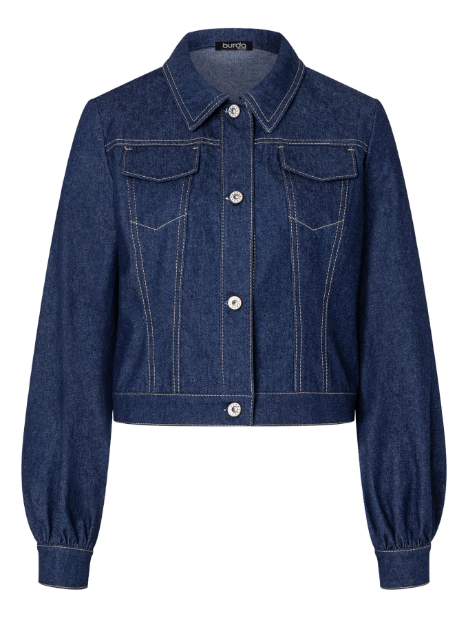 Sewing pattern Jacket, Burda 5749, En/Ger/Fr