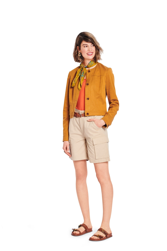 Sewing pattern Jacket, Burda 5749, En/Ger/Fr