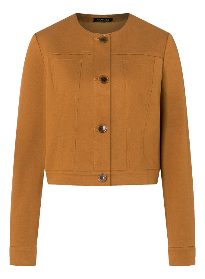 Sewing pattern Jacket, Burda 5749, En/Ger/Fr