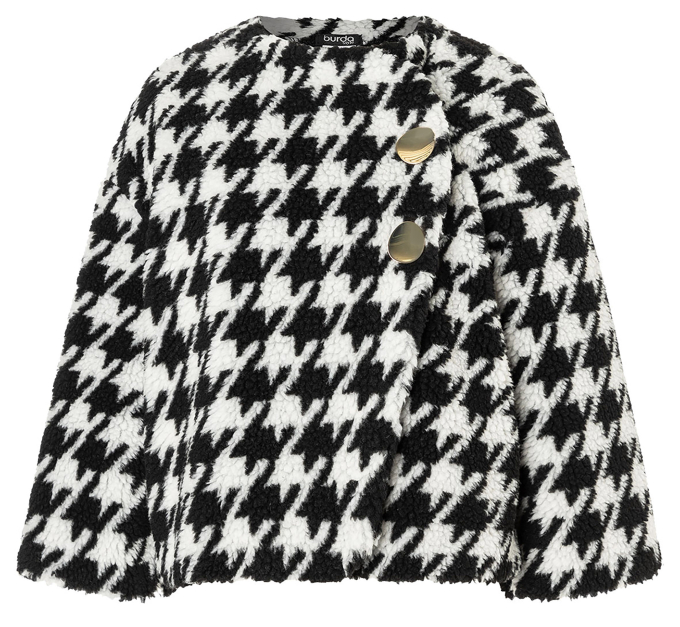 Patron Burda 5770 veste femme, version papier, en français