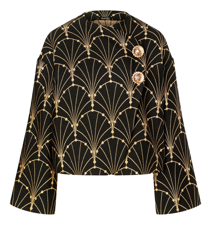 Patron Burda 5770 veste femme, version papier, en français