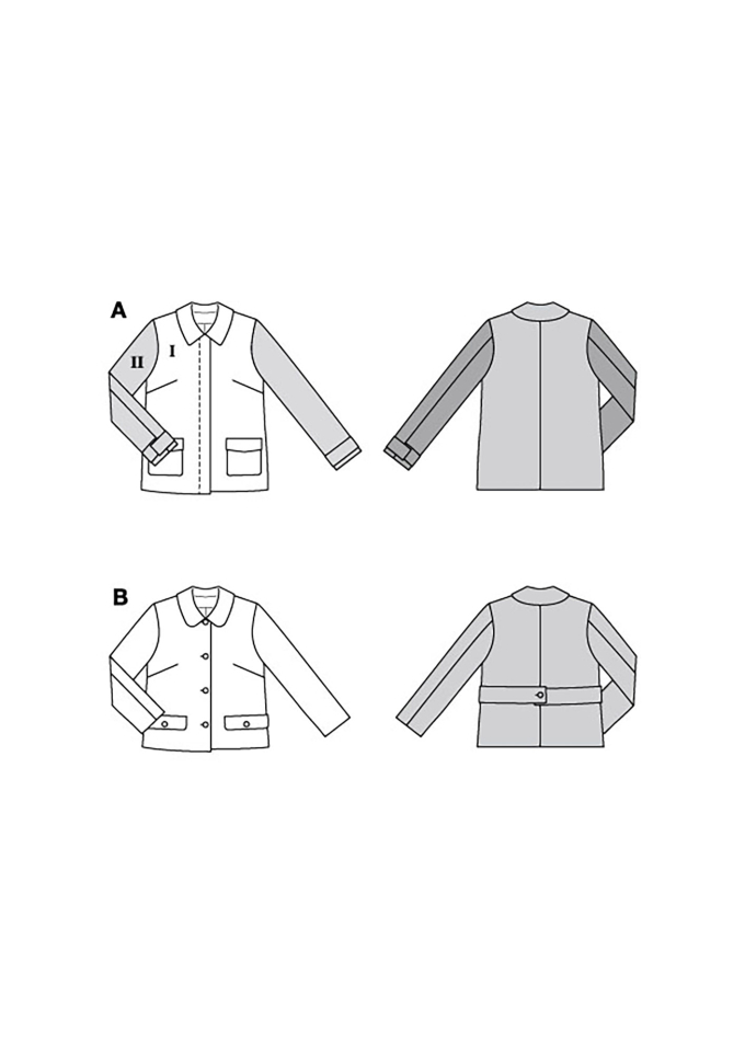 Pattern Jacket Ladies, Burda 5799, GB/DE/FR/NL