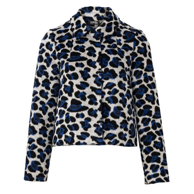 Naaipatroon Jas en mantel, Burda 5855, Dui/En/Fr