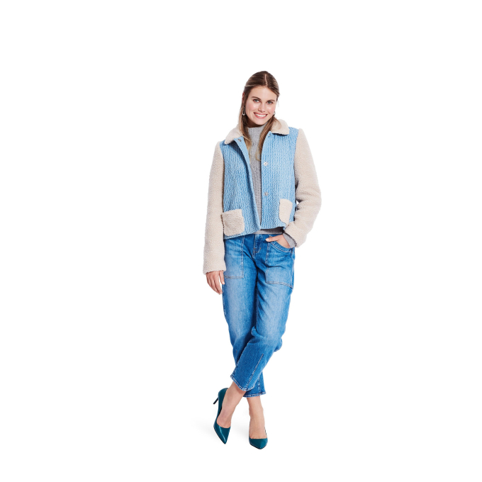 Naaipatroon Jas en mantel, Burda 5855, Dui/En/Fr