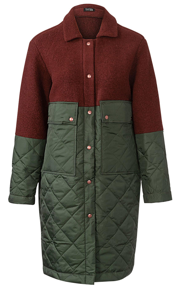 Patron Burda 5941 veste et manteau femme, taille 34-48, en français