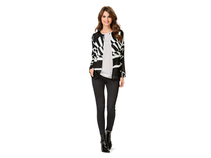 Patron Burda 6610 Veste et shirt, en français
