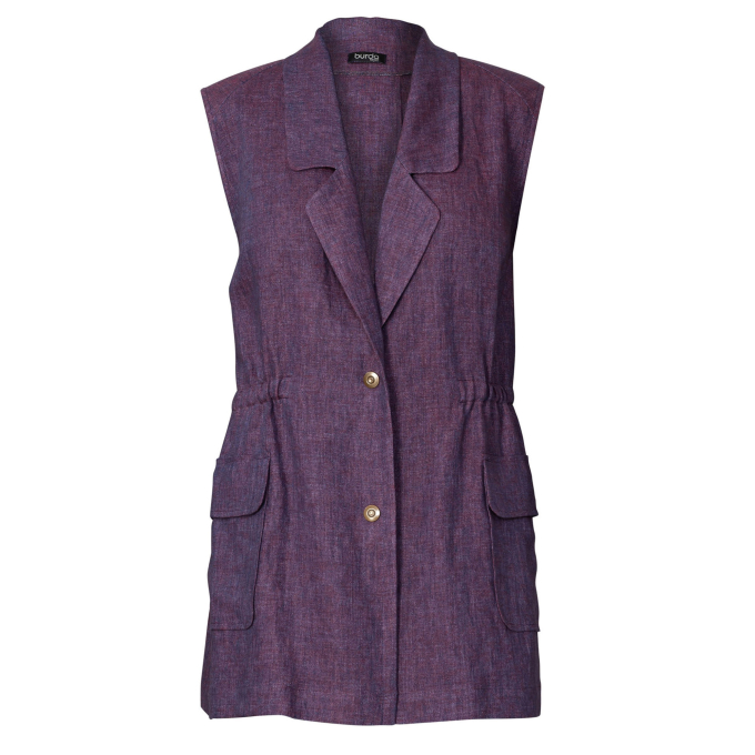 Naaipatroon jas en gilet, Burda 5840, Nl/Dui/En/Fr