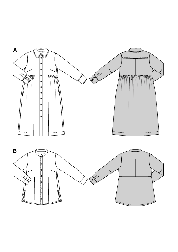 Patron Burda 5693 Robe & Blouse femme, en français