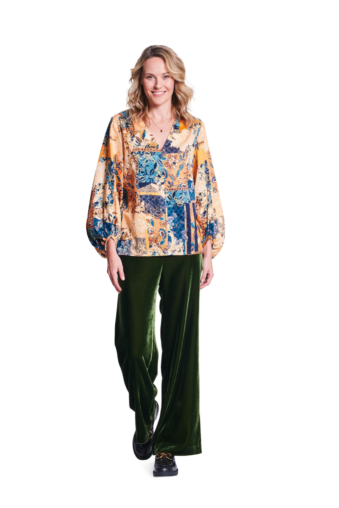 Naaipatroon Jurk & Blouse Dames Burda 5783, Nl/Dui/En/Fr