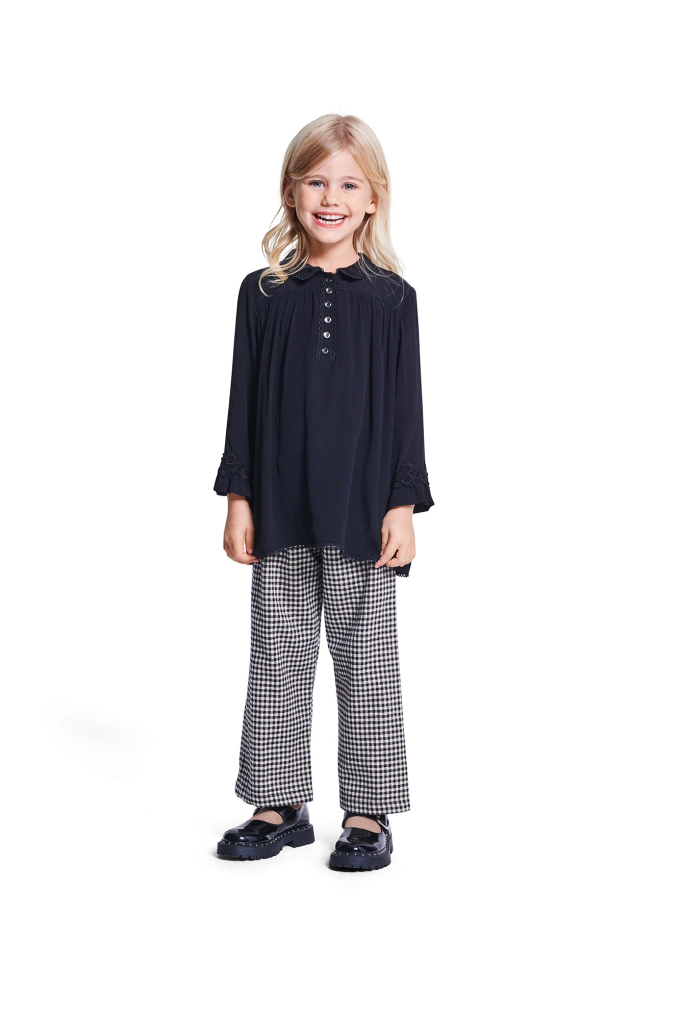 Naaipatroon Jurk & Blouse Meisje, Burda 9216, Nl/DE/En/Fr
