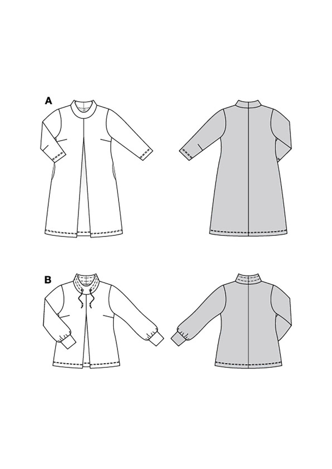 Patron Burda 5782 robe / blouse femme, version papier, en français