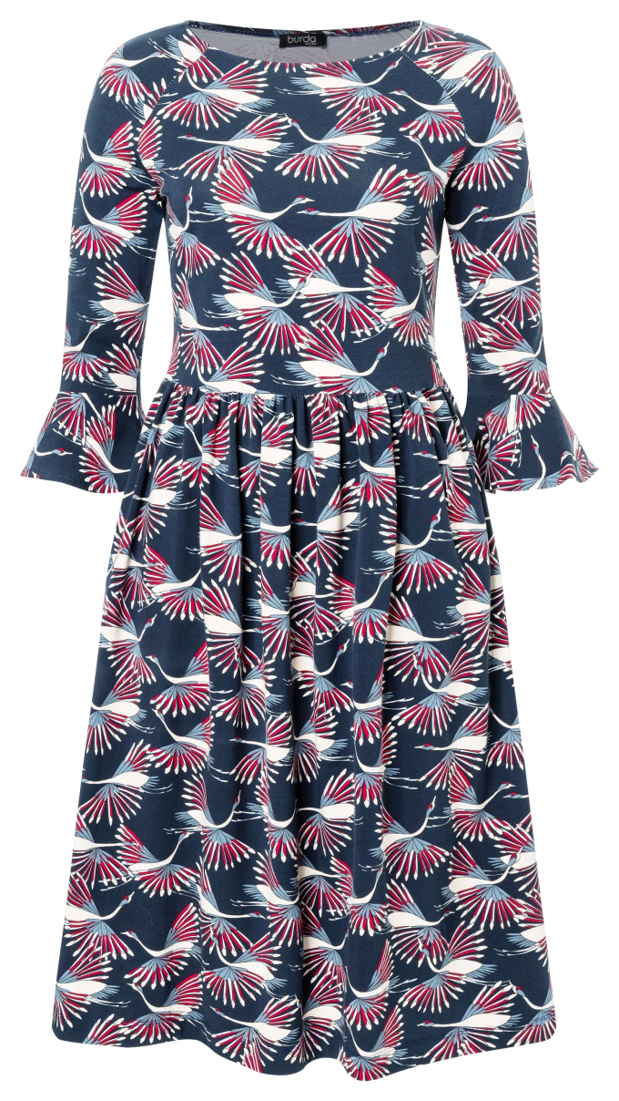 Schnittmuster Kleid, Burda 5708