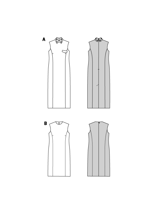 Schnittmuster Kleid, Burda 5713