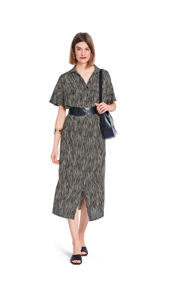 Patron Burda 5742 robe-chemise femme, version papier, en français