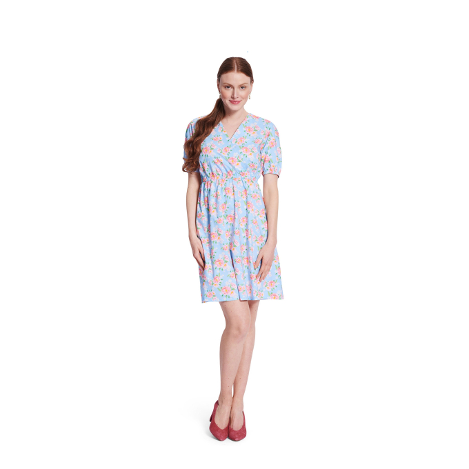 Patron Burda 5803 robe femme, version papier, en français
