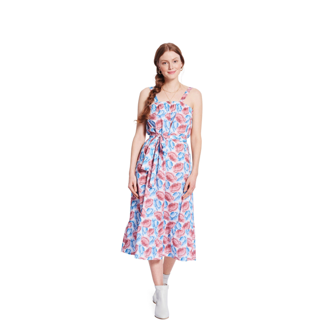Patron Burda 5806 robe femme, version papier, en français
