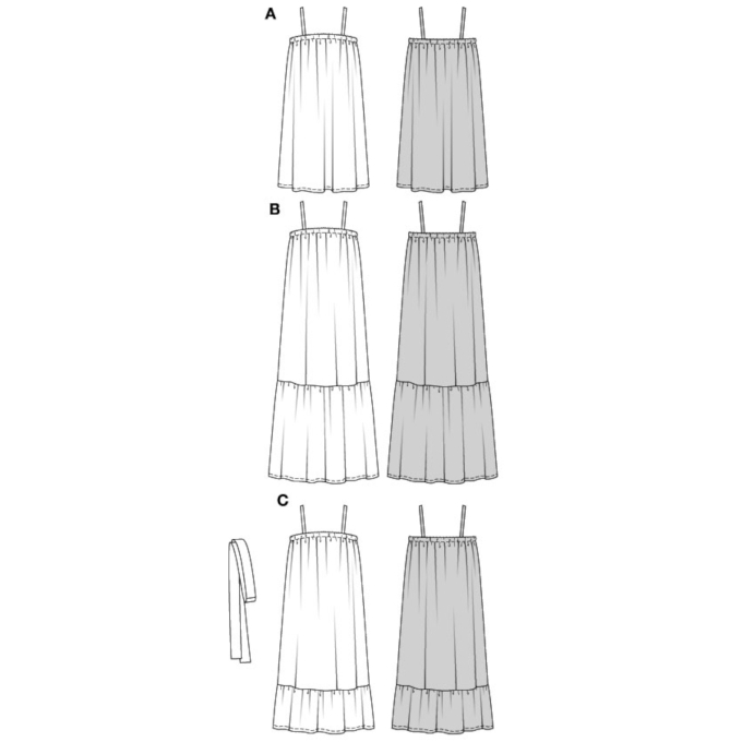 Patron Burda 5806 robe femme, version papier, en français