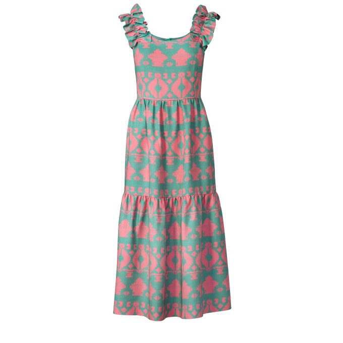 Naaipatroon jurk , Burda 5813, Nl/Dui/En/Fr