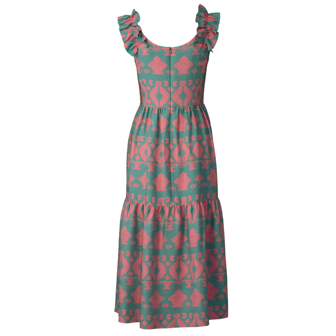 Naaipatroon jurk , Burda 5813, Nl/Dui/En/Fr