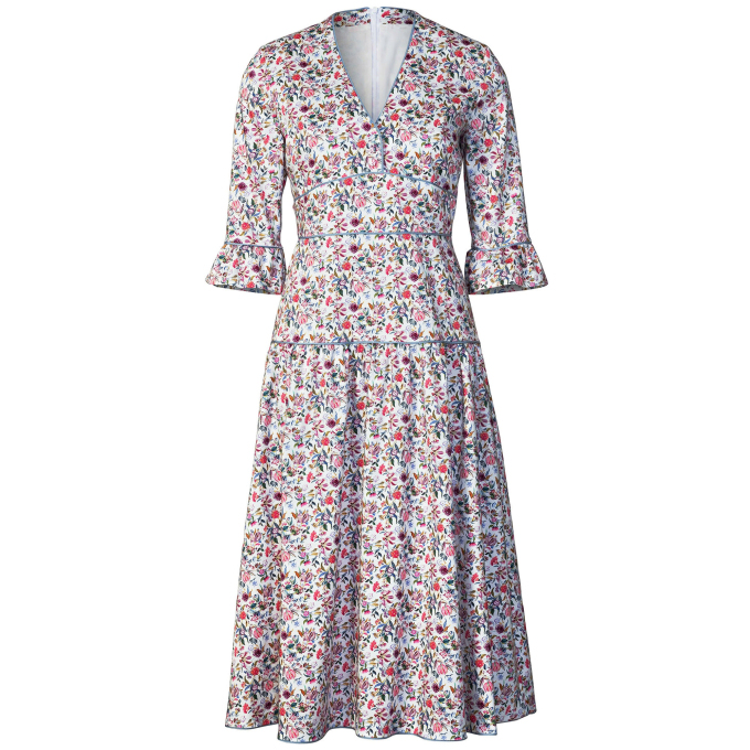 Naaipatroon jurk, Burda 5820, Nl/Dui/En/Fr